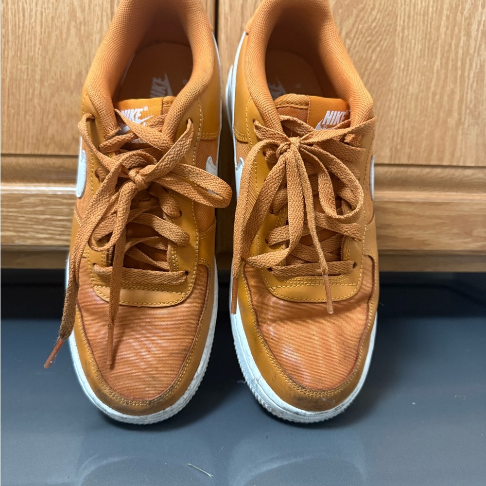 Nike Burnt Orange Sneakers with White Details